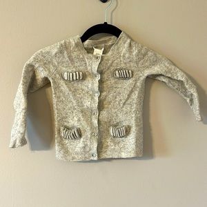 Girls wool/cashmere cardigan